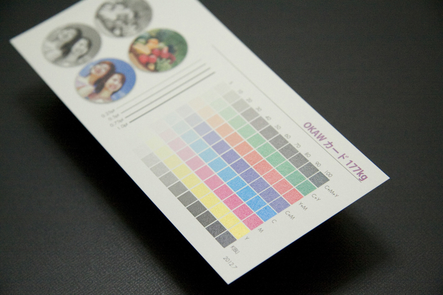 名刺印刷・カード印刷(OKAW180kg)