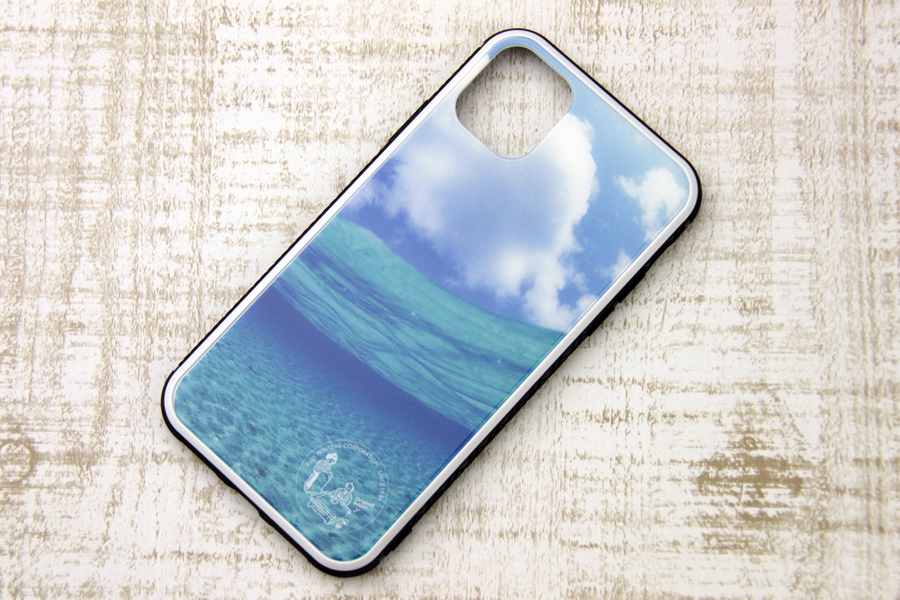 強化ガラス製 iPhoneケース印刷(iPhone11用・白フチ付)